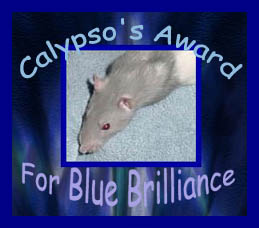Calypso's Award for Blue Brillance 5/01