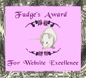 Fudge's Award for Web Site Excellence 5/01